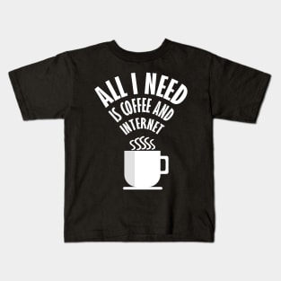 Programmer Admin Developer Debugging Coder Coffee Kids T-Shirt